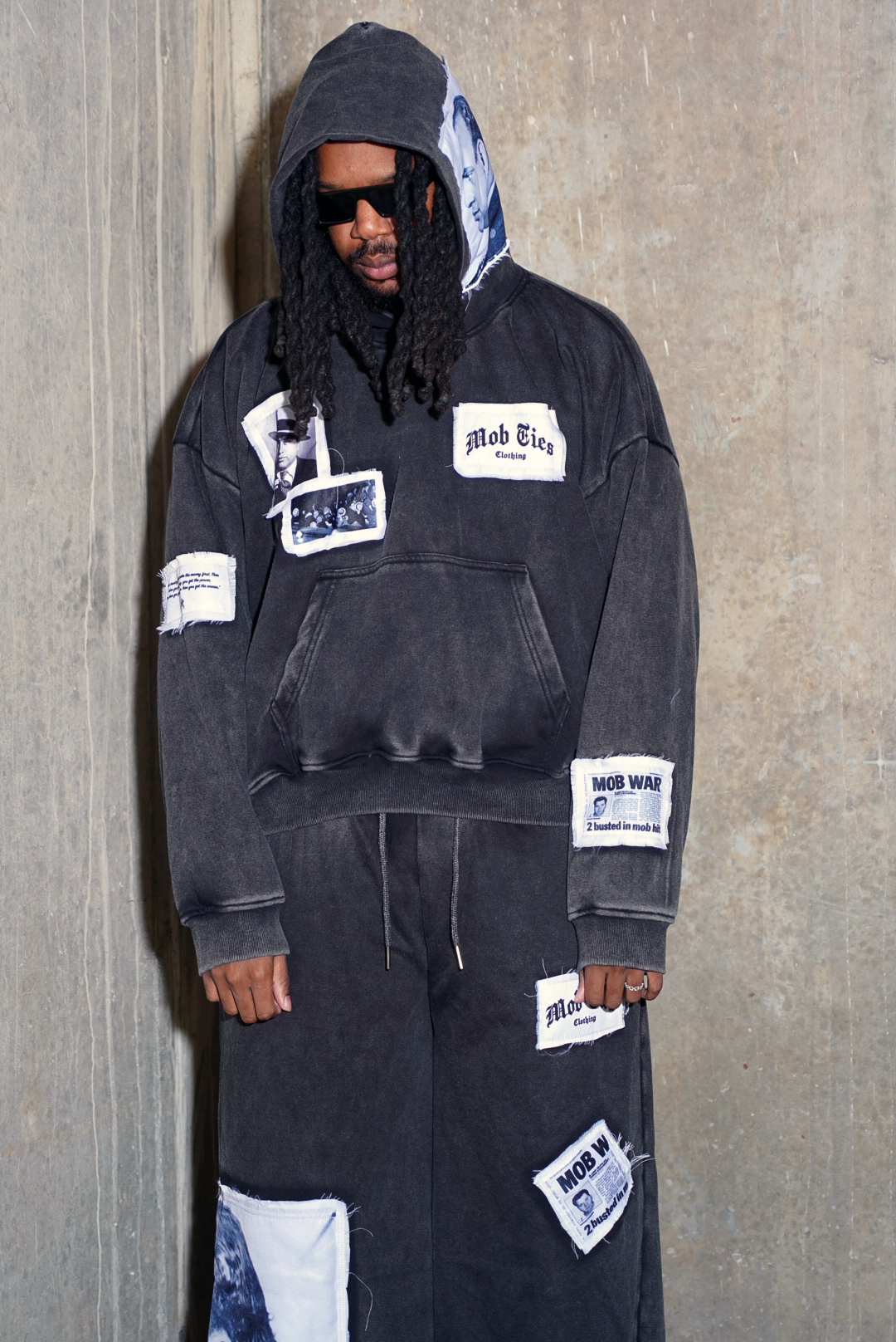 CAPONE HOODIE (VINTAGE GREY)