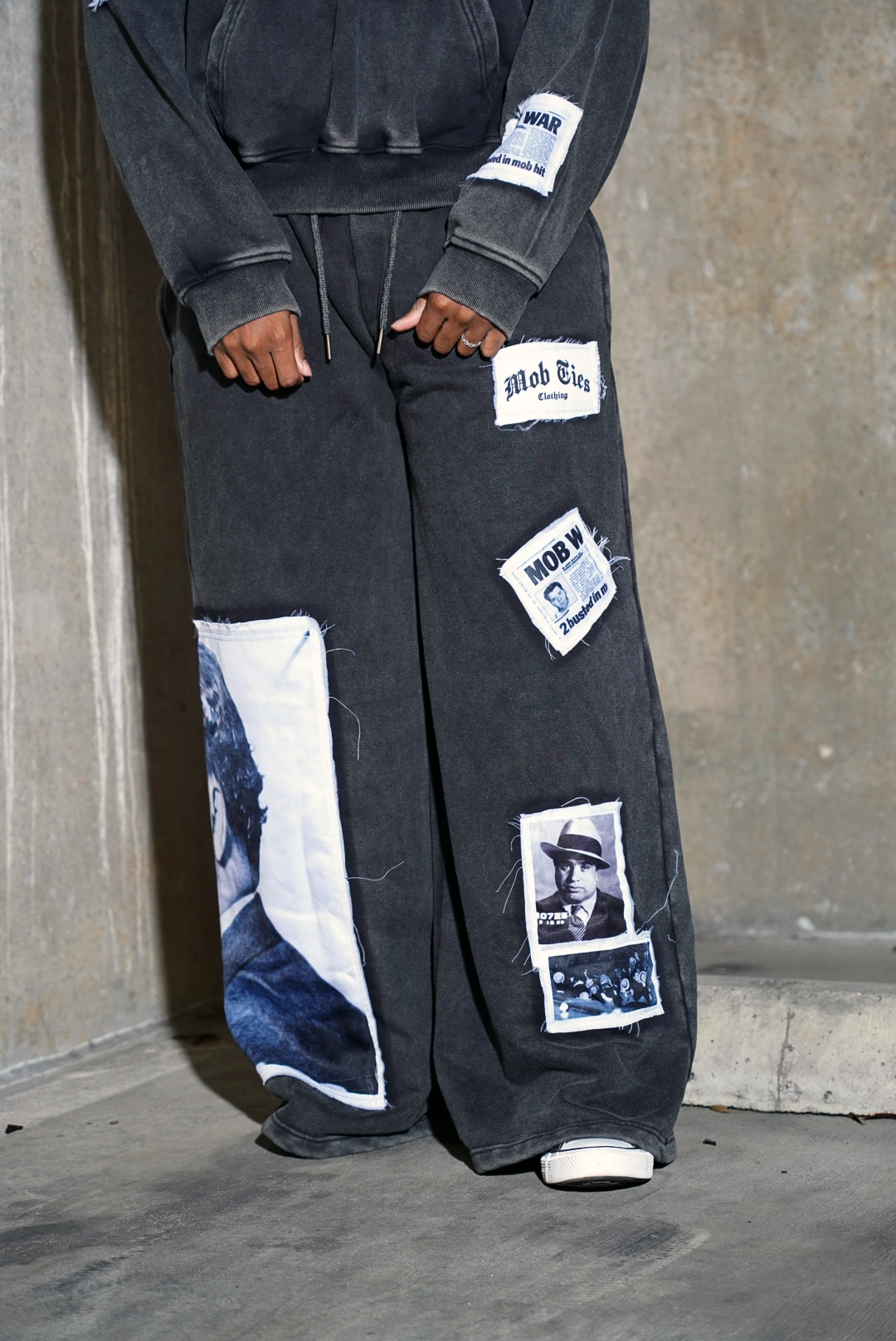 CAPONE SWEATPANTS (VINTAGE GREY)