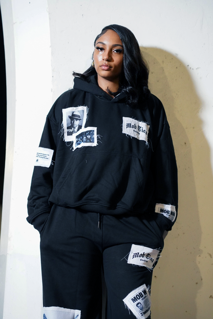 CAPONE HOODIE (BLVCK)