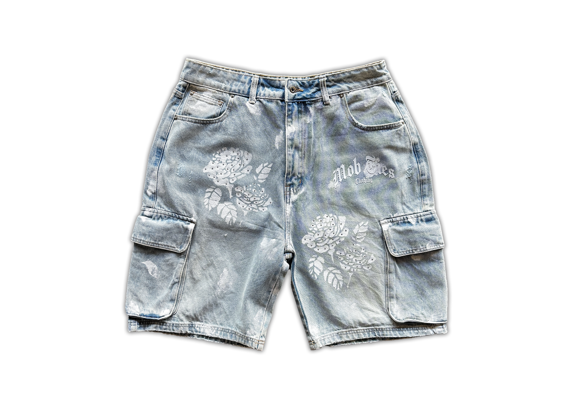 HANDPAINTED CARGO DENIM